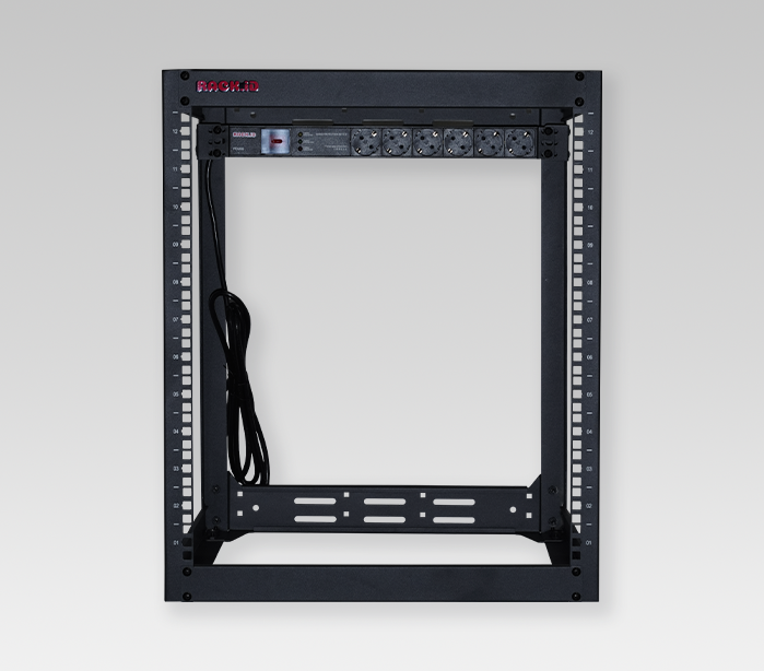 Open Wallmount 12U 19 Inch Depth 519mm – OW12